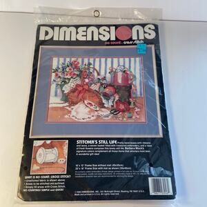 Dimensions No Count Cross Stitch Stitcher’s Still Life New Unopened Complete